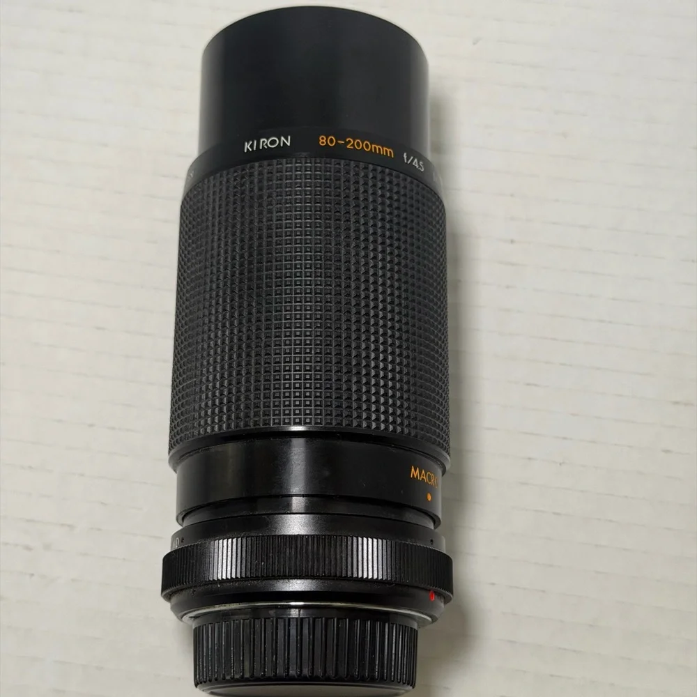 Kiron Nikon 80-200 mm F4.5 Macro 1:4, Manual Focus Telephoto Zoom Lens